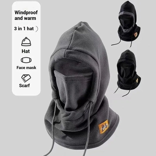 Winter Warm Hat with Mask and Neck Warmer